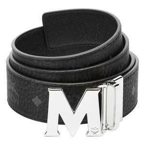 MCM Brnd New WITH TAGS!   Logo Buckle Reversible Belt